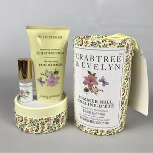 Crabtree & Evelyn SUMMER HILL Fragrance Oil + Hand Creme Gift Set